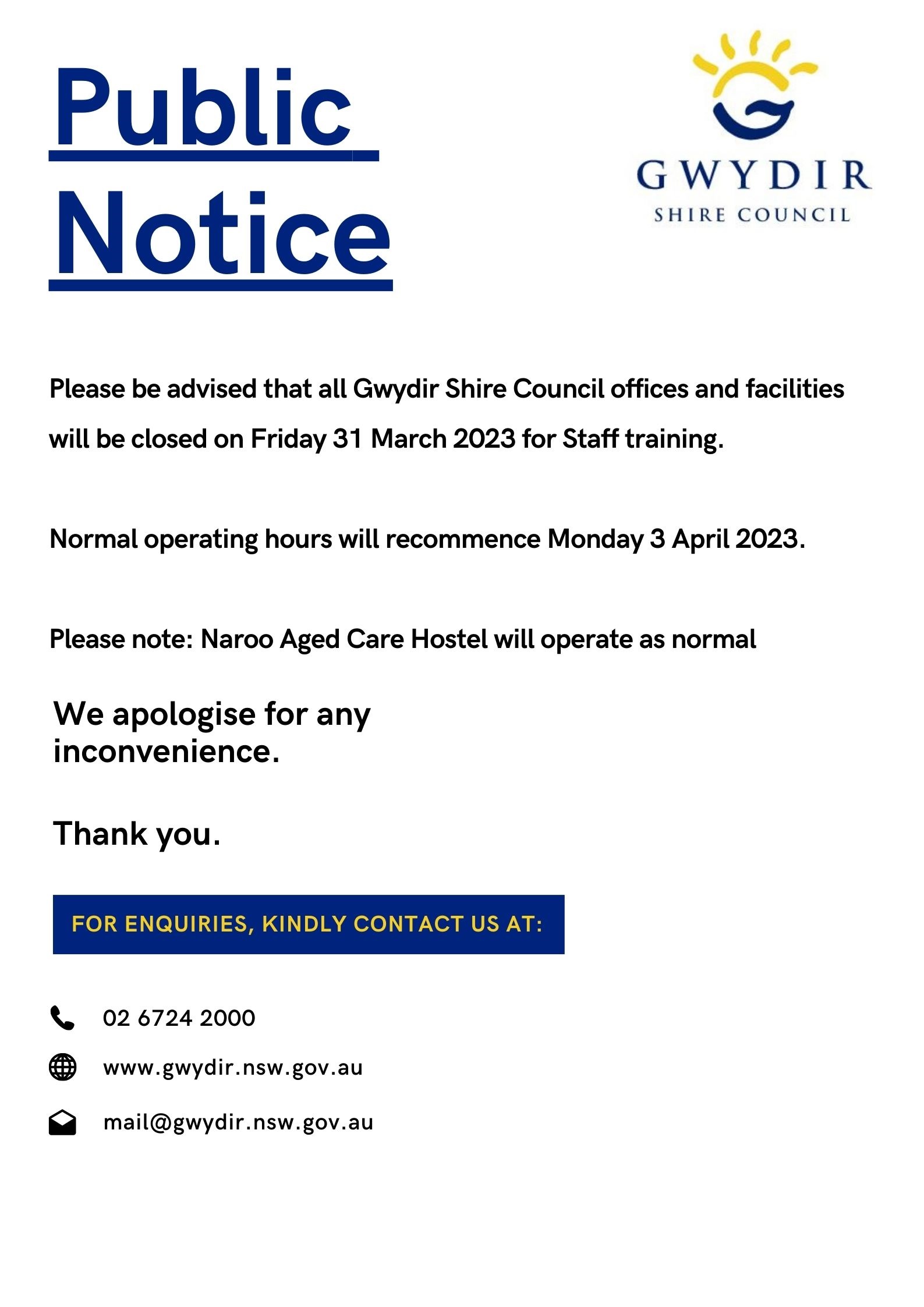 All Staff Day Closure notice - March 23.jpg